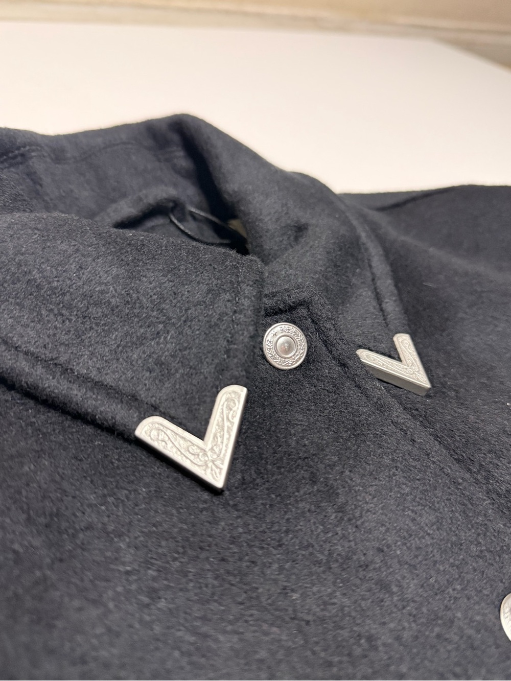 LEVI'S Rodeo Embroidered Wool Blend Varsity Jacket - Picture 10 of 13